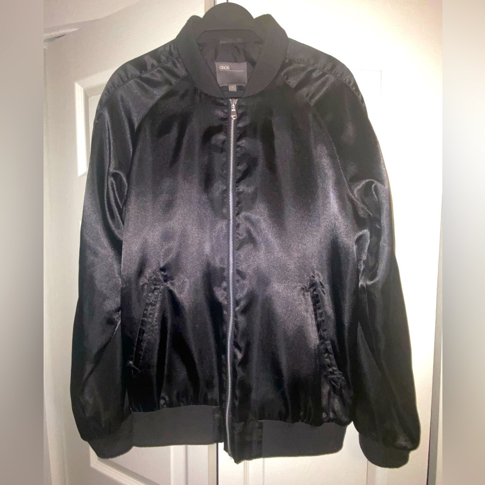 Sateen Bomber Jacket - image 1